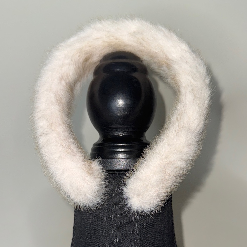 Elegant Cream Fur Headband